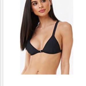 Black bikini top